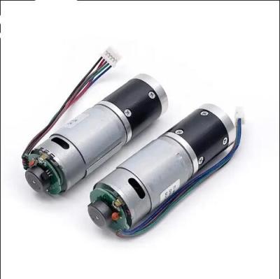 China High Torque Planetary Gear Motor 28mm 12V Electric Gearbox DC Motor With Encoder for sale