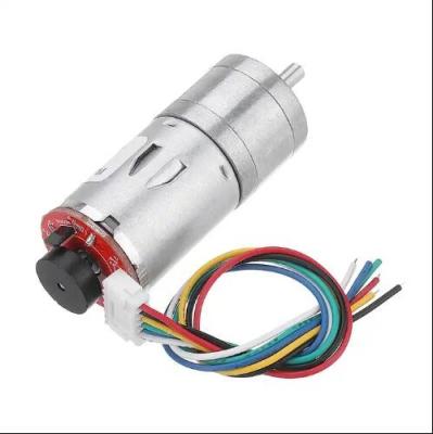 China 25mm Brush DC Gear Motor Copper Micro Electric Motor Speed Reduction Geared Reducer for sale