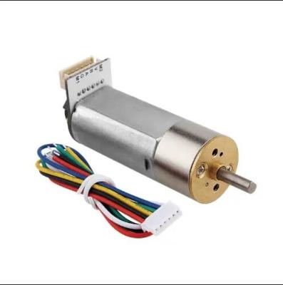 China 16mm Brush DC Gear Motor 24V Tower Wheel Centre Output Gear DC Hydraulic Motor for sale