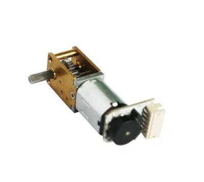 China 3V - 12V Brushed Micro DC Worm Gear Motor 12mm High Torque Low Speed N20 for sale
