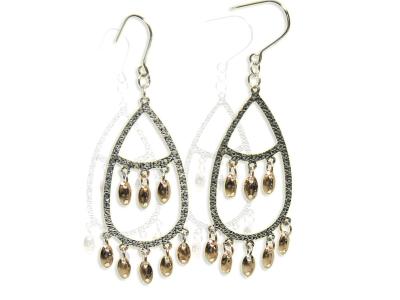 China 925 Sterling Silver Jewelry Chanlier  Earrings for sale