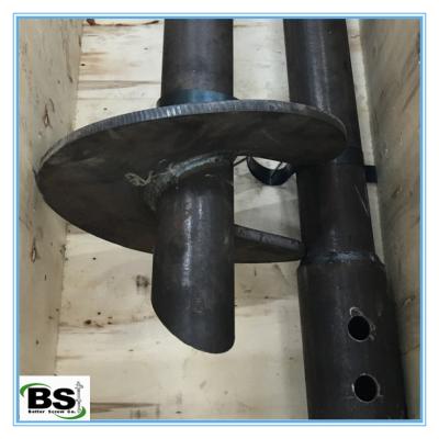 China low price construction material helical pole for sale