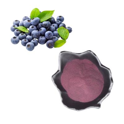 China 100% Pure Concentrate Freeze Dried Fruit Fresh Blueberry Juice Powder Blueberry Extract Bulk Blueberry Powder for sale
