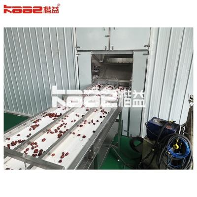 China 1.5KW Microwave Transmission Power Conveyor Dryer Machine 0-300°C Verstelbaar Te koop