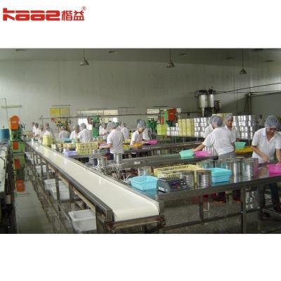 中国 Stainless Steel Material Equipment Canned Food Production Line Easy To Clean 販売のため
