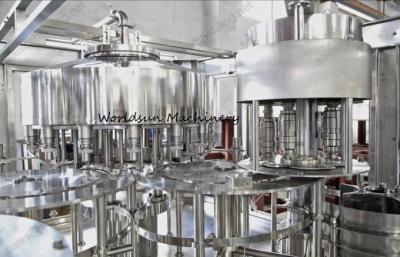 China Rotatorio automático de acero inoxidable del CE de la máquina de embotellado del agua mineral de 4000BPH CGF60/60/15 en venta