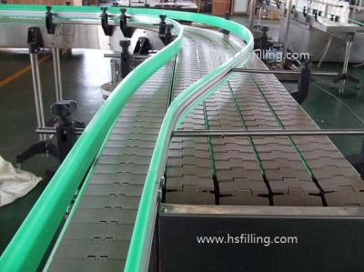 China SS304 Conveyor Belt Bottle Filling Machine Heat Resistance for sale