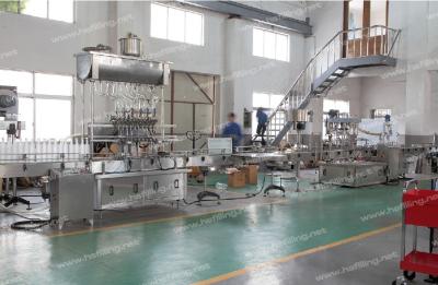 Chine Machine de remplissage automatique de capsulage de mise en bouteilles d'huile 1000pcs/H à vendre
