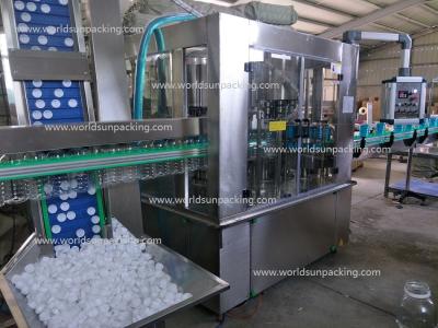 China Windshield Washer Chemical Filling Machine Bottling Capping 2000bph for sale
