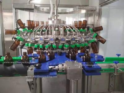 Cina Tappatrice automatica della bottiglia della macchina di rifornimento dello sciroppo di AISI 316L 200ml in vendita