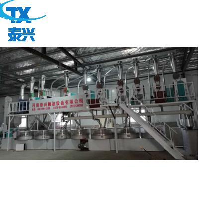 China maize meal production process stone type flour mill milling machine for sale