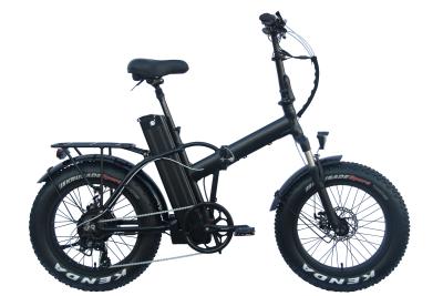 China Folding aluminum alloy electric bike fat tire removable battery 20