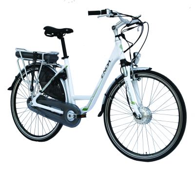 China Cityscape 700C Female Electric Bike Shimano 7 Speed And Dual Shock Absorber for sale