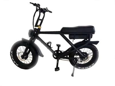 China ( OEM Factory ) 25-32KM/H Fat Tyre Electric Bikes , Beach Cruiser Bicycle 48V 500W Rear Hub Motor for sale