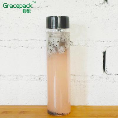 China Hot cheap sell BPA free 400ml 500ml 600ml plastic juice bottle voss water bottle, pet beverage bottle for sale