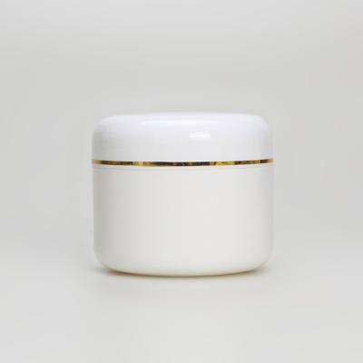 China Food grade PP stock empty cosmetic plastic jar containers for pomade PP plastic jars plastic ointment jar for sale