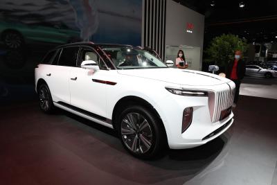 China Dual Motor 4WD E-HS9 Hongqi Auto Electric Cars 200 Miles for sale
