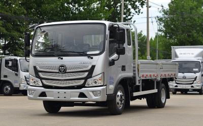 中国 Foton Omak S1 160HP 4.17Mの単一の列によってパレットで運搬される軽い貨物トラック105KM/H 販売のため