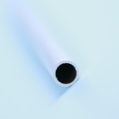 China Tubo de aluminio con ranuras Intercambiador de calor del hilo interno Tubo de aleación de aluminio ECR D7mm en venta