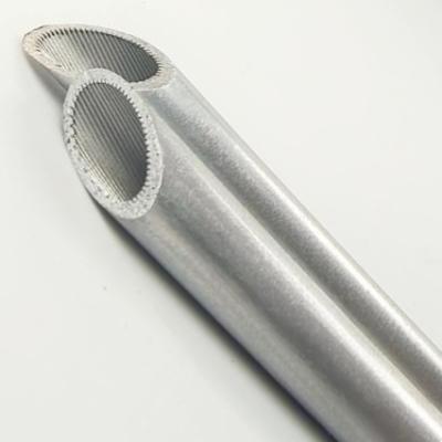 China 3003 Tubo de aluminio con ranuras hilo interno de aluminio tubo de aluminio diámetro exterior 10 mm en venta