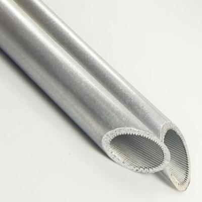 China Aluminum Pipe 3003 The Heat Transfer Area Of Aluminum Internal Thread Aluminum Pipe Is Ar8mm for sale