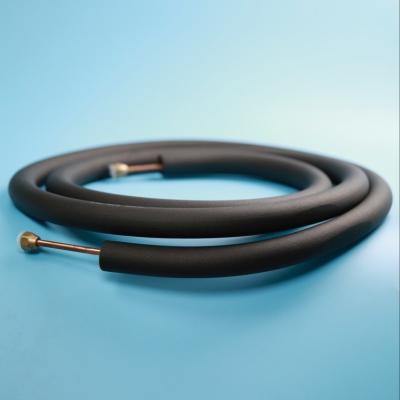 China Conexión de tubos de conexión AC de aleación de cobre y aluminio, conexión de acondicionamiento, tubos aislados 1/2