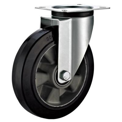 China Europe Style Heavy Duty Industrial Wheels / Noise Reduced Industrial Swivel Casters for sale