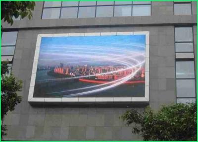 China Customized Large Outdoor Led Display Screens , Outdoor Led Message Board For Train Station 50W for sale