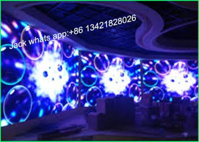 Cina Parete locativa brillante dello schermo LED della fase LED di colore pieno P6 video per esposizione dell'interno in vendita