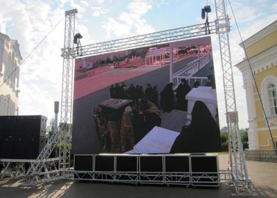 China 6500cd Outdoor RGB Led Screen for Architecture Project Pixel Pitch 6mm SMD3535 for sale