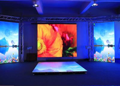 China P4 RGB LED Screen , Indoor Stage Dance Floor Led Display With Standard Cabinet 640 * 640mm for sale