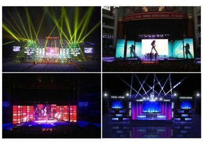 China Wall Mounted P10 RGB LED Screen With Real Pixel 10000 Dots / ㎡ 320 * 160mm for sale