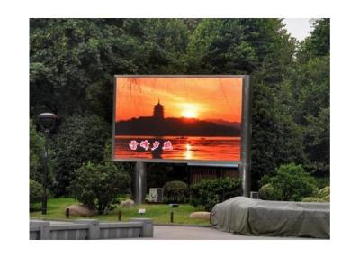 China Large P8 Outdoor Advertising Led Display Screen With Sensor Card , 15625 Dots / ㎡ for sale