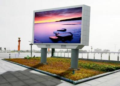 China P10mm Square Digital Outdoor Billboards , SMD3535 Custom Size LED Display Panel for sale