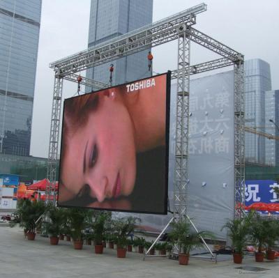China High Brightness Outdoor Rental Led Screen Displays With 43264 Dots/㎡ Physical Density for sale