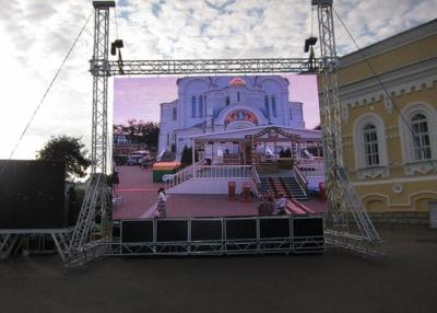 China Alquiler llevado de alquiler al aire libre musical delgado de la pantalla usado para el concierto, alto brillo en venta