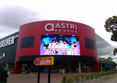 China True Color Outdoor LED Displays 1/2scan , Customized size Digital P10 LED Screen Billboard for sale
