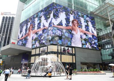 China Publicidad comercial llevada al aire libre electrónica de la prenda impermeable de la pantalla de visualización de P6 P8 P10 en venta