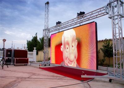 China Outdoor Waterproof LED Video Wall Display , 6mm Comercial LED Screen for sale