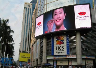 Cina P5 / Video tasso principale all'aperto di Referesh dell'esposizione di parete P6 alto per Advertsing in vendita