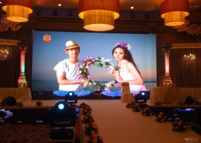 China RGB Die Casting P2.5 HD Led Display Indoor For Stage Background , 2 Years Warranty for sale