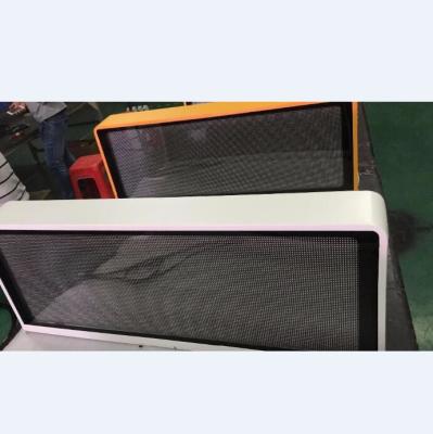 中国 SMD 2727 RGB LEDスクリーンの防水広告のためのP5タクシーの上によって導かれる表示 販売のため