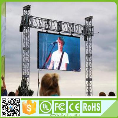 China Full Color Led Display Screen Hire , Outside Led Screen 1/13 Scan Driving Method for sale