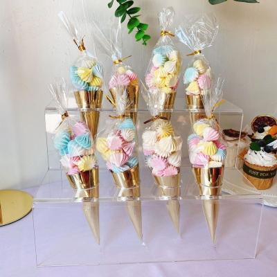 China 2 3 6 Tiers Cupcake Acrylic Dessert Stand Custom Size Holder for sale