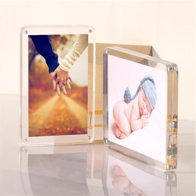 China Magnetic Double Sided Plexiglass Frame for sale