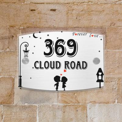 China Arc Frosted Acrylic Word Signs Acrylic Door Signs For Children'S Playroom for sale