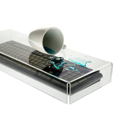China A prueba de polvo mecánico del lucite del protector de acrílico rectangular del teclado en venta