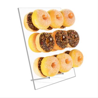 China OEM ODM 3mm 4mm 5mm 8mm Acrylic Donut Wall Stand for sale