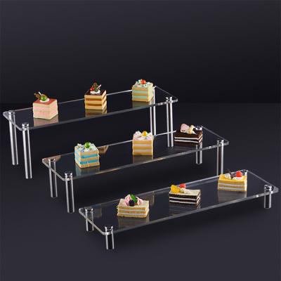 中国 Acrylic Party Wedding Birthday Cake Dessert Display Stand With 8 Tiers 販売のため