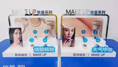 中国 ROHS Approved Lipstick Acrylic Makeup Display Stand Can Be Customized 販売のため